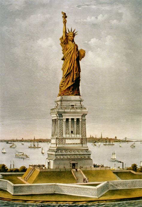Dedication Statue Of Liberty 1886 Ephemeral New York