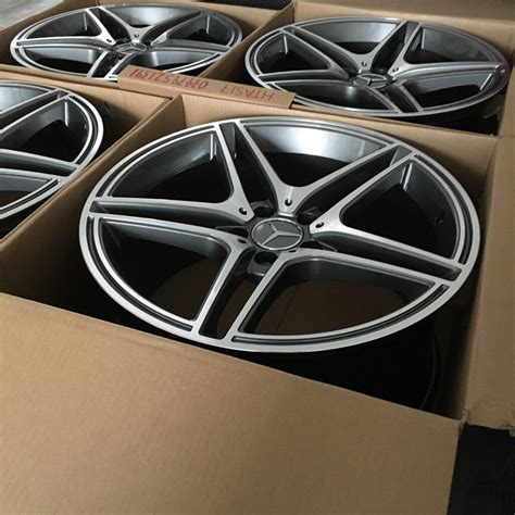 Brand New Inch Alloy Wheels R Alloys Mercedes C E S Class Cla Slk