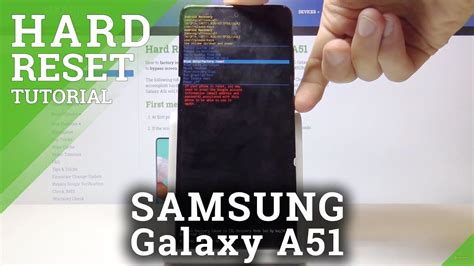 Check spelling or type a new query. How to Hard Reset SAMSUNG Galaxy A51 - Remove Screen Lock ...