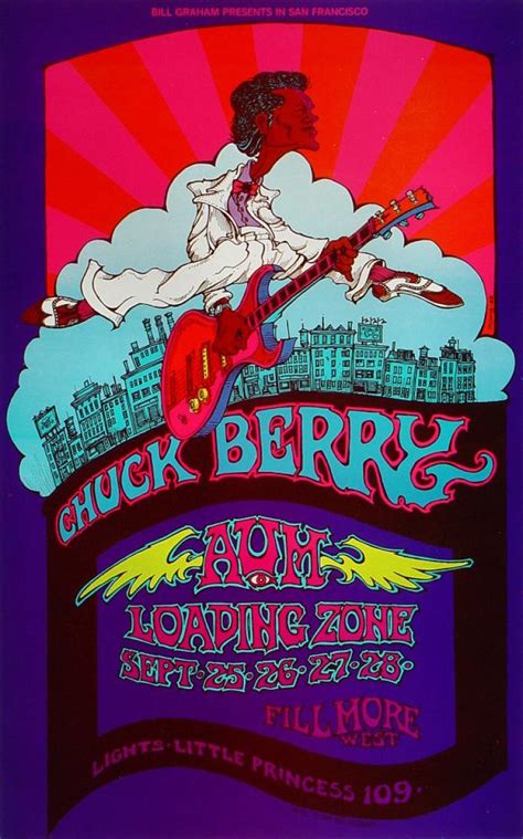 Design your everyday with chuck berry posters you will love. Chuck Berry Vintage Concert Handbill from Fillmore West ...