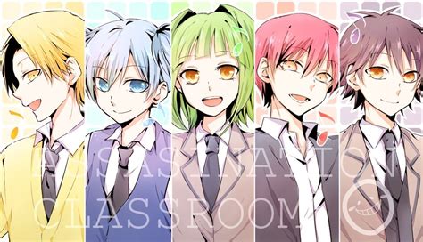 Hiroto Maehara Nagisa Shiota Kaede Kayano Karma Akabane