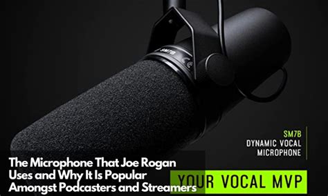 What Is Joe Rogans Microphone And Its Set Up For Creators