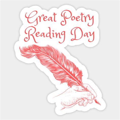 Great Poetry Reading Day Cute National Great Poetry Reading Day