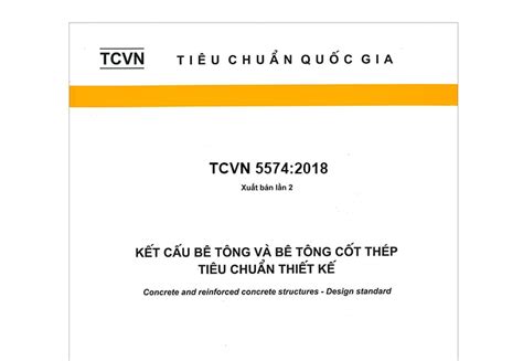 TCVN 5574 2018 tiêu chuẩn thiết kế bê tông cốt thép pdf