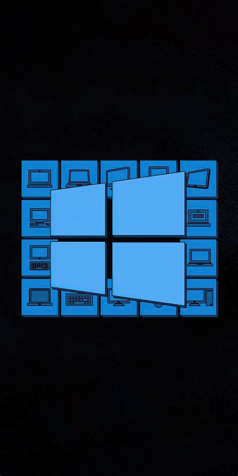 1080x2160 Windows 10 Dark Logo 5k One Plus 5thonor 7xhonor View 10lg