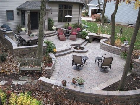 60 Small Paver Patio Ideas Pictures With Fire Pit 22 Backyard