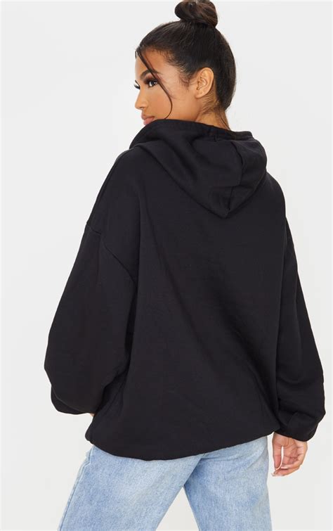 Black Ultimate Oversized Hoodie Prettylittlething Usa