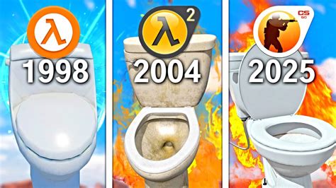 Evolution Of Toilets In Valve Games Youtube