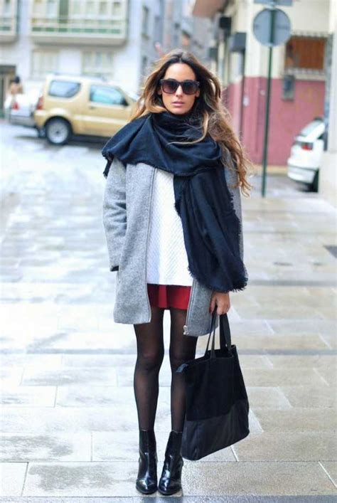 17 Stylish Outfit Ideas With Grey Coat Perfect For This Season