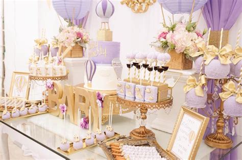 You can print from home or ditsy floral pretty pink country & seaside wedding | whimsical wonderland weddings. Kara's Party Ideas Purple & Gold Hot Air Balloon Baby ...
