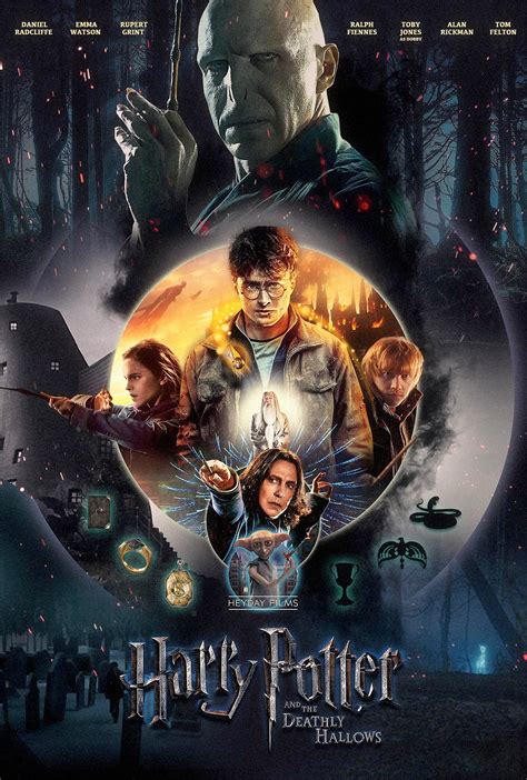 Movie Poster Redesign of Harry Potter and the Deathly Hallows : harrypotter