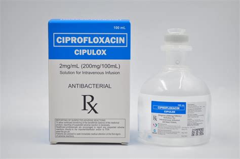 Ciprofloxacin Lactate Injection Cipulox Sahar Pharma