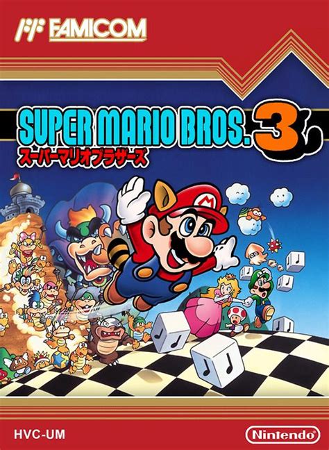 Nintendo Super Mario Bros Nessnes Retro Video Game Box Art