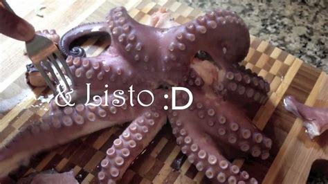 Para hacer tu vida más fácil, te resumimos las técnicas tradicionales en cuatro puntos: Como Cocinar /Hacer Pulpo - YouTube