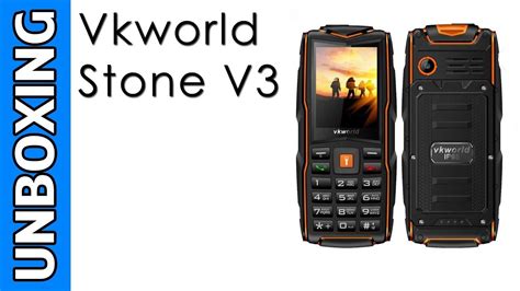 Vkworld Stone V3 Waterproof Mobile Phone Unboxing Youtube