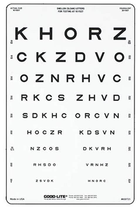 Купить Sloan Translucent Letter Eye Chart в интернет магазине Amazon с
