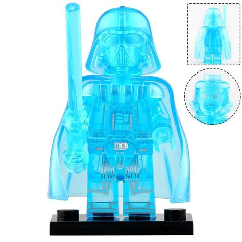 Lego Star Wars Minifigures Darth Vader Transparent Blue Delsbricks