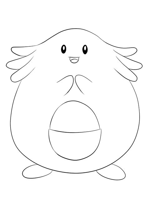 Chansey No113 Pokemon Generation I All Pokemon Coloring Pages