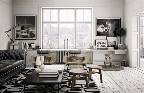 Black And White Living Room Designs With Trendy And Perfect Decor Ideas