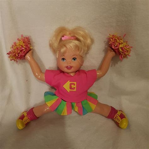 Vintage 1997 Toy Biz Inc Casey Cartwheel Cheerleader Doll Dolls