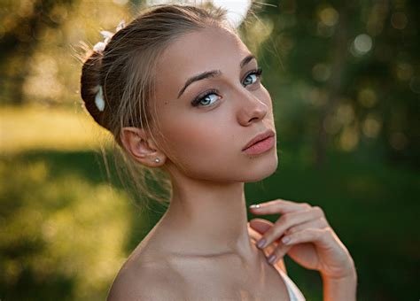 Hintergrundbilder Gesicht Frau Modell Portr T Blond Lange Haare