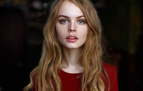 wallpaper girl face model hair lips beautiful rus anastasia shcheglova for mobile and