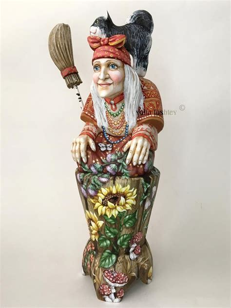 Magic Symbol Russian Folklore Witch Baba Yaga Goddess With Etsy