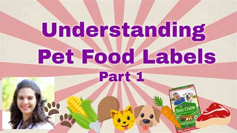 How To Read Pet Food Labels Part 1 Youtube