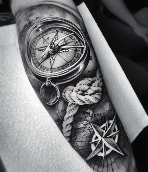 Top 75 Compass Tattoo On Forearm Best Vn