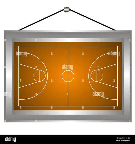 Un diagrama de una cancha de baloncesto fotografías e imágenes de alta