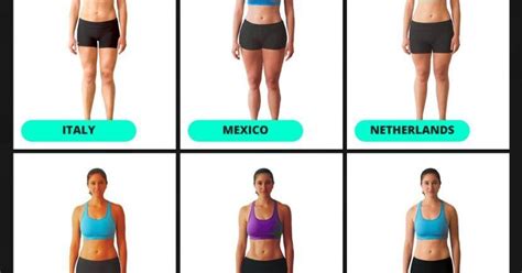 what the perfect female body looks like around the world