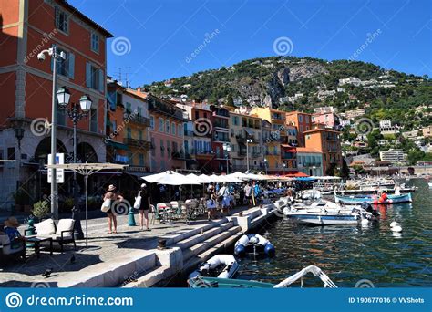 Villefranche Sur Mer Old Town Marina South Of France Editorial Photo