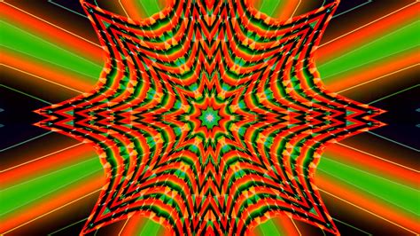 Orange Green Artistic Digital Art Kaleidoscope Hd Abstract