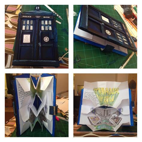 My Doctor Who Tardis Thank You Cardis Diy Thank You Card With