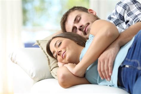 Couple Hugging And Sleeping High Quality People Images ~ Creative Market