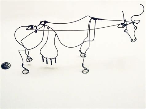 Alexander Calder Cow 1929 Alexander Calder Calder Wire Sculpture