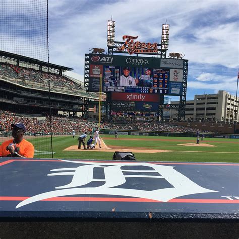 Our Tiger Xfinity Detroit Tigers Mgm Baseball Field Basketball Court