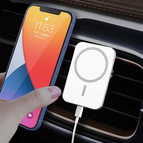 Magnetic Wireless Car Charger For Iphone 12 Mini Pro Max Magsafe Store