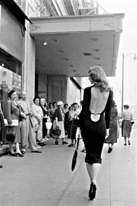 Vikki ‘the Back Dougan On The Streets Of Hollywood 1957 Photographed For Time Magazine By