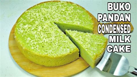 No Oven Buko Pandan Condensed Milk Cakehow To Make Buko Pandan