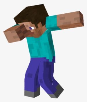 Snap the small, green build bridge block into your workspace twice to fix the path and get steve to the redstone torch. Steve Transparent Dabbing - Minecraft Steve Dabbing PNG ...