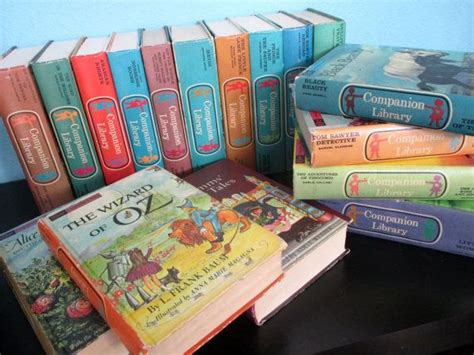 Vintage Childrens Books Companion Book Library 17 Book Set Etsy
