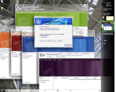 Enthusiasts Progress With Plans To Resurrect Windows Longhorn Zdnet