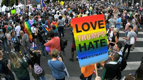 Lgbt Rights Marchers Take To Streets To Express Pride Anger At White House Fox News
