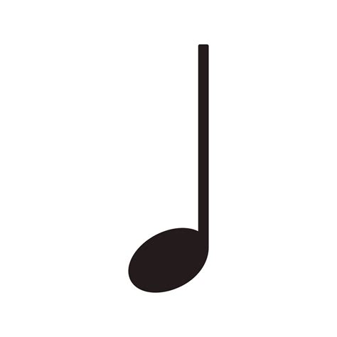 Music Note Vector Illustration Melody Symbol Musical Design Icon And