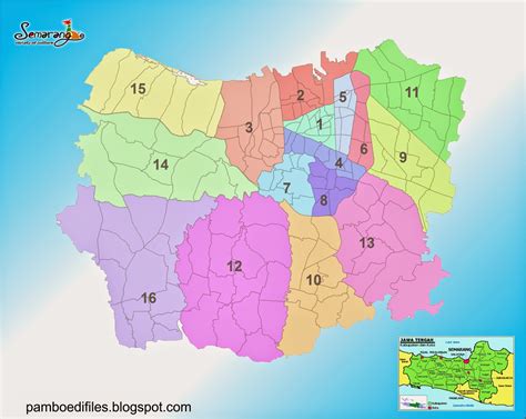 Pembagian Wilayah Administrasi Kota Semarang Pamboedi File S