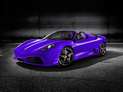Purple Ferrari Car Pictures And Images Super Cool Purple Ferrari