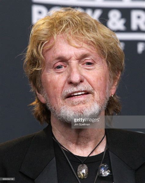 Jon Anderson Of Yes Attends The Press Room Of The Nd Annual Rock Roll Hall Of Fame Induction