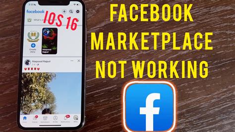 How To Fix Facebook Marketplace Not Working In Ios 16 Youtube