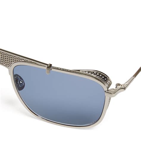 Matsuda Silver Crossbar Aviator Sunglasses Harrods Uk